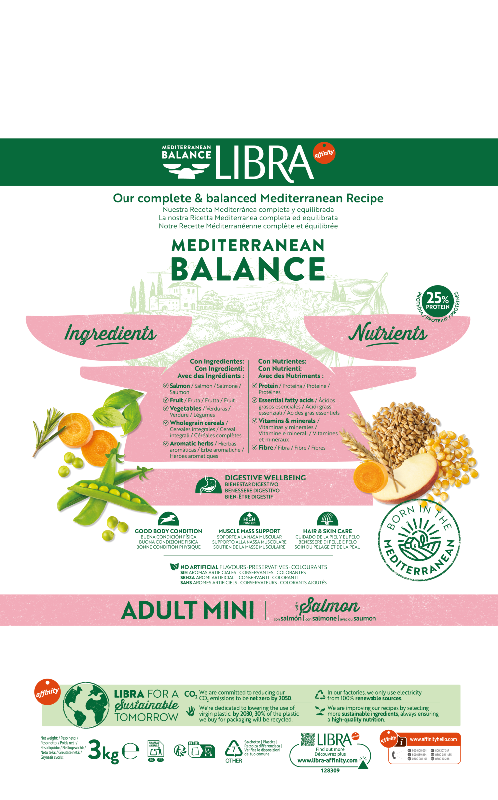 ADULT MINI con SALM&Oacute;N