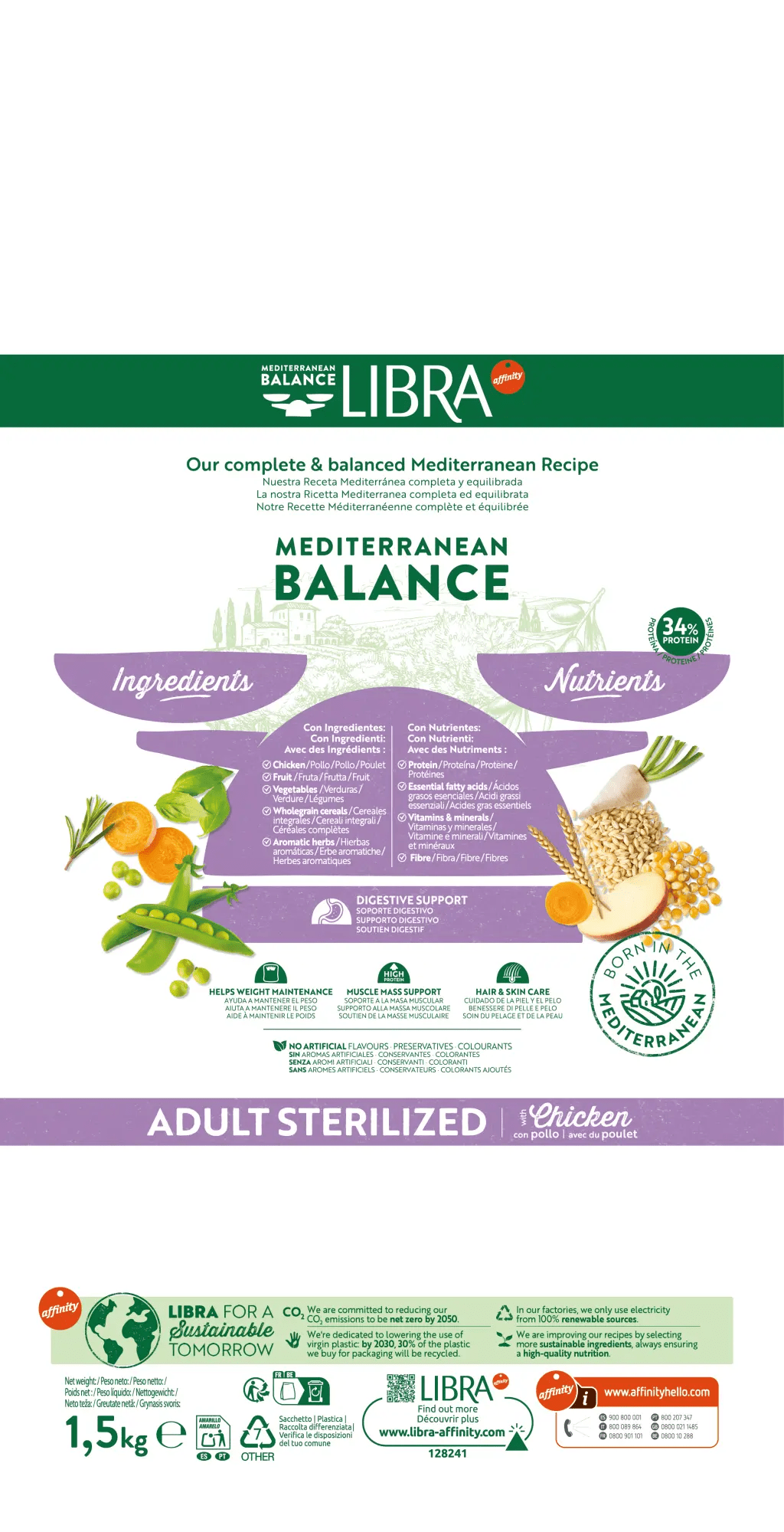 ADULT STERILIZED com FRANGO